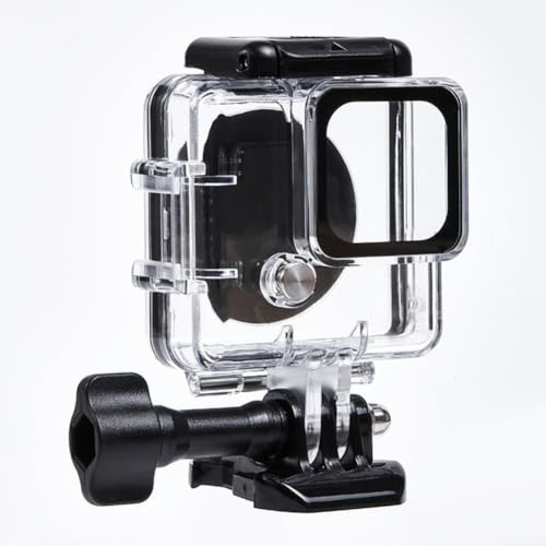 HEBEOT Custodia protettiva impermeabile per Insta360 GO, struttura in vetro ultra temperato, compatta e trasparente, protezione affidabile contro i danni causati dall'acqua, per avventure subacquee e