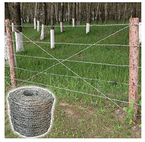 Cuttable Zinc Wire Fence Roll, Garden Protection Netting for Balcony & Craft Projects - Barbed Wire Mesh for Outdoor Security and Decoration