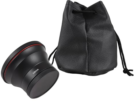 AKLOSIPY 58 Mm Kameralinssats, 0. Vidvinkelobjektiv med Löstagbart Makro för 70D 77D 80D 1100D 700D 650D 550D 300D 100D Rebel T7 T7i T6i T6s T6 SL2 SL3