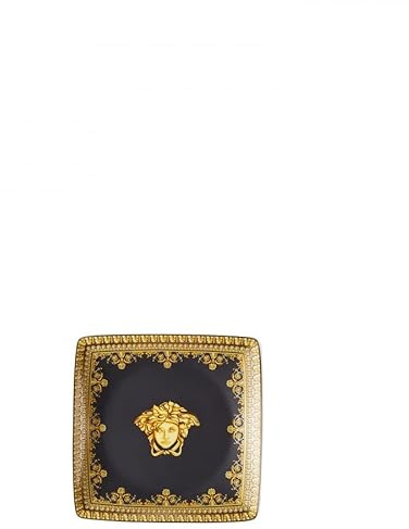 VERSACE COPPETTA QUADRA 12 CM  I LOVE BAROQUE Nero