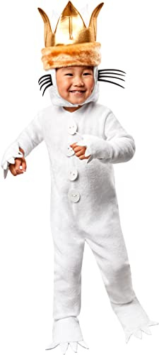 RUBIE'S Småbarn där de vilda sakerna är Max Fancy Dress Costume 2T, Vitt och blått, 2 ans
