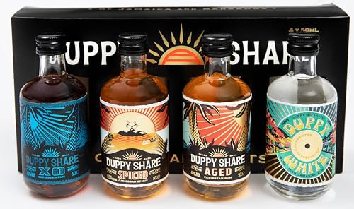 The Duppy Share Rum Gift Set, 4 x 5cl