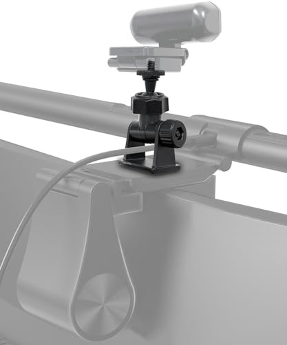 JCWINY Webcam Mount for Monitor Light Bar, 4K Video Capture, Compatible with ScreenBar Halo, BENQ, Quntis, Xiaomi and Other Monitors