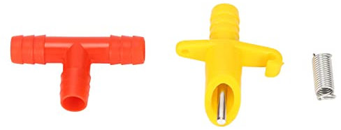 Gavigain 100 Set automatische Tränke für Nagetiere, Edelstahl, Kunststoff, integrierter automatischer Kaninchen-Wassernippel für Kaninchen, Schwein, Frettchen
