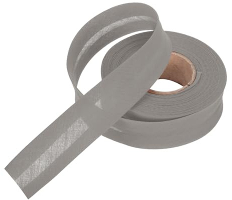 QUARKZMAN 25mm Einzelnes Schrägband aus Polyester, Nahtband zum Nähen Basteln Dekorationen DIY Handwerk(Kaffee9m)