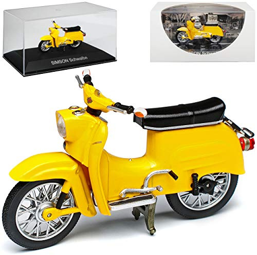 alles-meine.de GmbH Simson Schwalbe KR51 Gold Gelb 1964-1986 DDR 1/24 Ixo Modell Motorrad