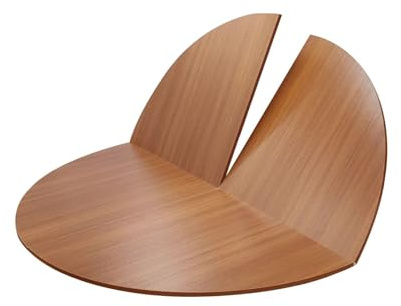 AYHARYLH Grande Prolunga Per Tavolo Rotondo Pieghevole,estensibile Per Piano Del Tavolo,sostituzione Del Piano, Prolunga Temporanea Per Tavolos Pieghevole(Natural,120cm/47in)