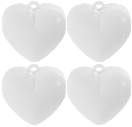 BAZEITFLOW 4 Contrapesos para Globos Decorativos de Resina Peso para Mesa de Bodas y Fiestas Anclajes para Globos de Helio Ideales para Cumpleaños y Eventos