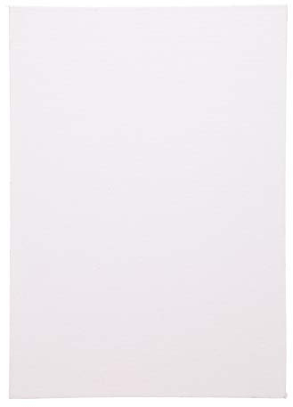 Baker Ross AW791 Blank A4 Canvas (Pack of 4) Primed and Stretched Canvas Perfect for Painting and Artist Work, White