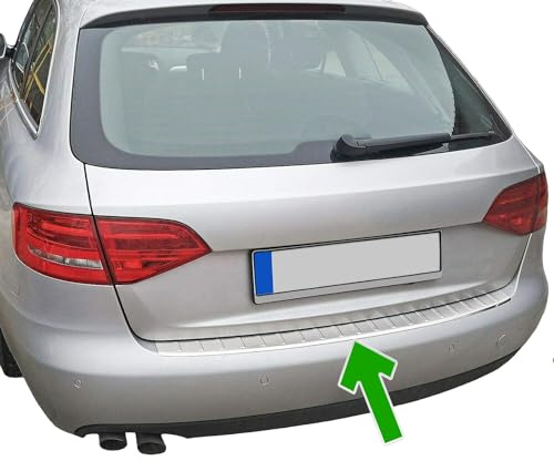 Protezione paraurti posteriore per A4 B8 8K AVANT 2007-2015 in acciaio inox opaco protezione bordo del bagagliaio di carico