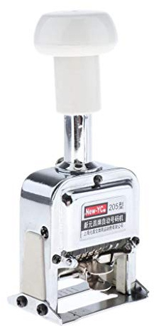 SM SunniMix Numéroteur Automatique à 5 Chiffres, Auto-encreur