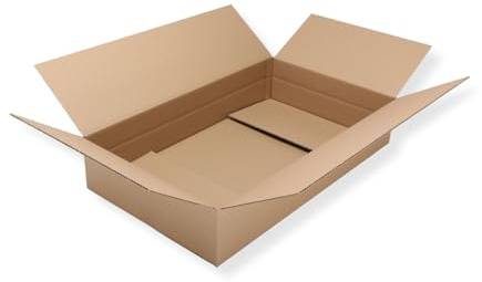 1 St. Faltkarton 800 x 460 x 150 mm braun 1-wellig stabiler Versandkarton Papp Box
