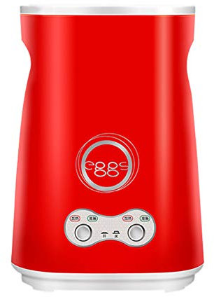 ZZBB 110v Double Tube Electric Automatic Multifunction Egg Roll Machine Non Stick Egg Sausage Hot Dog Maker Home Breakfast Omelette Machine,Red