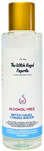 The Witch Hazel Experts | Alcohol Free Witch Hazel Toner | Distilled Witch Hazel Water 150ml | For Acne, Anti-Ageing & Cleanse Clogged Pores