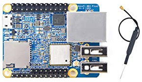 WayPonDEV NanoPi NEO Plus2 Open Source 64-Bit DDR3 Allwinner H5 Single Board Computer, Mali450 GPU WiFi Bluetooth 4.0 Super Tiny ARM Board Support Ubuntu Linux Armbian (512MB RAM+8GB eMMC)