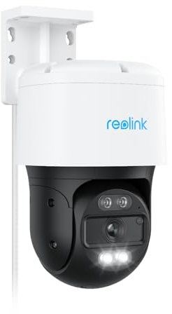 Reolink 4K PoE Security Camera Outdoor with 355° Pan & 90° Tilt, Auto Tracking, CCTV IP Camera with Human/Vehicle/Pet Detection, Color Night Vision, 2-Way Audio, Time Lapse, RLC-830A