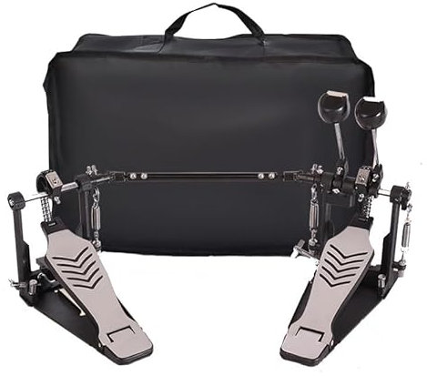 Double Drum Pedal Tread Hammer Professionelles Drum Foot Pedal Double Chain Cam Kick Drums Übungszubehör