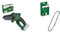 Bosch Akku - Mini Kettensäge EasyChain 18V-15-7 & Sägekette für Mini-Kettensäge EasyChain 18V-15-7 (Zum Schneiden verschiedener Holzarten; Schwertlänge: 15 cm; Dicke: 1,1 mm)