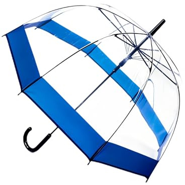 Parapluie transparent à bulles d'air - Parapluie imperméable - Parapluie transparent pour adultes - Parfait pour les mariages, les photos de remise de diplôme - Poignée J Hook à ouverture automatique