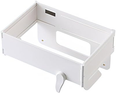 DONGKER Porta Sacco Spazzatura Pieghevole, Supporto Sacchetti Spazzatura da Parete Sotto il Lavandino, Cestino Spazzatura Sospeso per Cucina, Bagno, Camera da Letto, Lavello