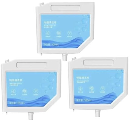 Liquide de nettoyage spécial sol 300ML, Compatible for aspirateur Robot XiaoMi Mijia Omni B101CN/Compatible for accessoires Dreame S10 / S10 pro(3 pieces)