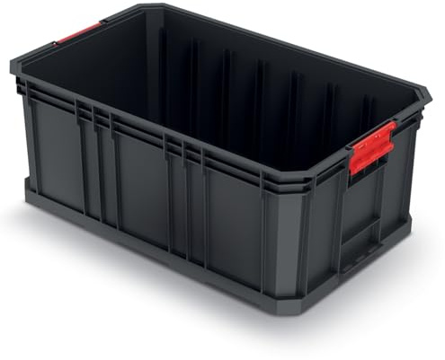 B2C Modular Storage Tool Box On Wheels Large Mobile Tray Compartment Stackable Lockable Portable Workshop Garage Equipment Organizer (Storage basket large)