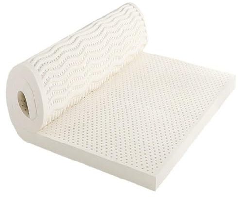 100% Natur-Latex Matratze,Kompression Und Keine Verformung, Wabenporenbelüftung, Weich Und Bequem,Naturkautschuk Matratze,TwinX76X80X4in