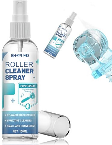SHOPPGO Microneedling Viso Roller Cleaner, Derma Roller Cleaner, Spray Roller Cleaners, Adatto per Rulli, Microaghi, Derma Stamp, 100ml