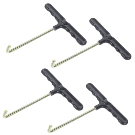 ifundom 4 Stück Teiliges Trampolin Federspanner Trampolin Ersatzteil Werkzeug für Einfache Montage und Federwechsel Tragbarer Federhaken für Gartentrampoline