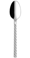 Villeroy & Boch Montauk Espressolöffel, Besteck aus Pflegeleichtem rostfreiem Edelstahl, 12 cm Espressolöffel, Porzellan, Weiß, cm, 10 x 10 x 11.6 cm, 1 Einheiten