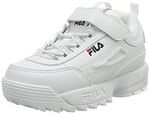 FILA Disruptor E Tdl, Sneaker Unisex - Bambini e ragazzi, Bianco (White), 20 EU