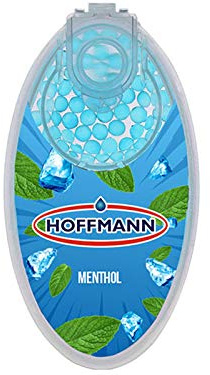 Hoffmann Premium DIY Click Hülsen Kapseln 1 Box 100er Set Kugeln + All u need Flaschenöffner Keyring (Menthol, 1)