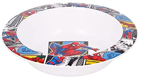 Bol pour Enfants réutilisable pour Micro-Ondes Spiderman Streets
