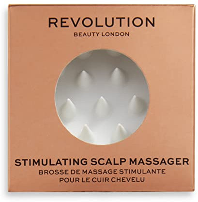 Revolution Haircare Scalp Massager, Hair Shampoo Brush, Silicone Bristles Stimulate Blood Flow, 64.5g