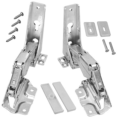 SPARES2GO Integrated Door Hinge Pair compatible with CDA Fridge Freezer 3362 3363 5.0 41,5 (Top Upper/Lower)