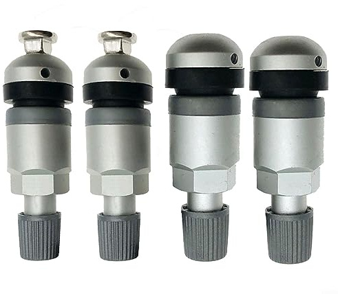 URPIZY Reifendrucksensor-Ventil-Reparatur-Set, TPMS Reifendrucksensor, Ventilschaft, Reparatursatz, passend für BMW 5er-Serie, 4 Stück