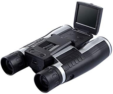 Binocolo con Fotocamera Digitale 12x32 Telescopio ad Alta Definizione per Esterni Binocolo Multifunzionale con Registrazione Video con Display LCD da 2