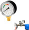 Manómetro de precisión 0-3 Bar para agua y gas, conexión 1/4 BSPT, medidor de presión resistente para piscinas, estanques y filtros de arena