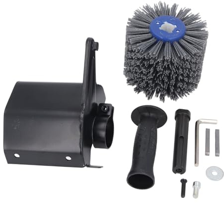 Kit di Conversione Smerigliatrice Angolare a Lucitrice, Multifunzionale Attacco con Manico e Ruote M14, Set per Lucitura Legno e Metallo.
