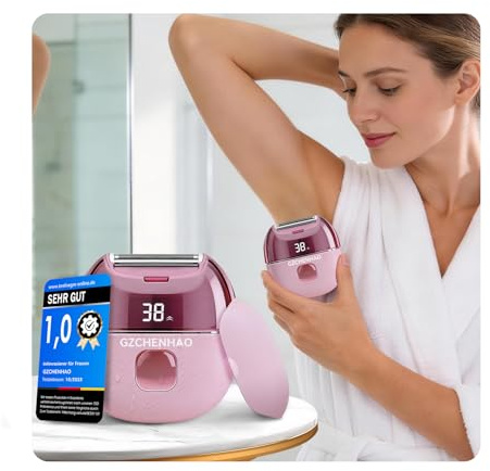 3-in-1 Upgrade Intimrasierer für Frauen【Branchen Nr.1 - Seidig Glatte Haarentfernung】【0 Reizun &0 Rückstände】Elektrischer Rasierer Damen Intimbereich für Bikinizone, Gesicht und Körper(Pink)