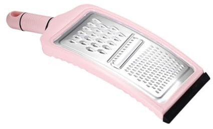 Hemobllo Cortador de Verduras Multifuncional Inoxidable para Cocina Rallador Rápido y Duradero Fácil de Limpiar y Usar para Cortar y Rallar Verduras Variadas Diseño Color Rosa