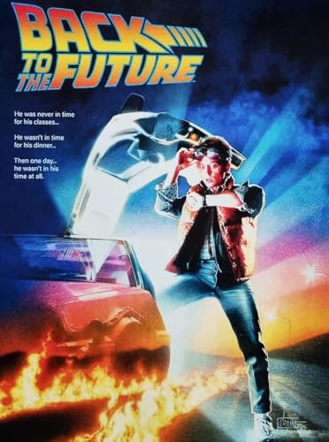 KUSTOM ART Poster Decorativo da Parete Serie Locandine Film Celebri Ritorno al Futuro Stampa su Carta Patinata 40x30cm Senza Cornice