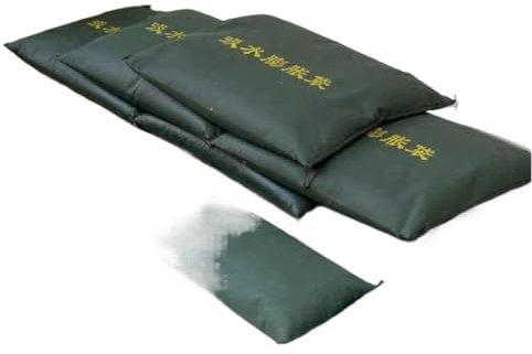 ENSDIEPLS Sacchi antiallagamento Senza Sabbia, Sacchi di Sabbia Senza Sabbia Barrier Flood Green Confezione da 10 Misure Multiple(30x70cm)