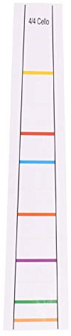 Q QINGGE Cello Finger Positionsmarker, Cello Fret Aufkleber Label Aufkleber Zubehör für Cello 4/4