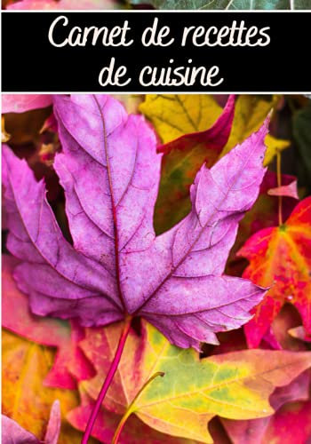 carnet de recettes de cuisine: Carnet de cuisine | livre de cuisine à compléter | 90 pages vierges | Noter vos recettes et créations de plats, entrée, ... Cadeau pour Boulanger, Pâtissier, Cuisinier.