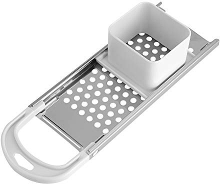 Stainless Steel Blade Spaetzle Maker,Traditional German Egg Noodle Maker Pasta Cooking Tool with Comfort Grip Handle for Over All Types of Pots Pans