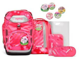 ergobag Neon Pack-Set 6-teilig KuntBärbuntes Einhorn