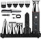 SevenPanda Beard Trimmer Men, Hair Trimmer Women Ear & Nose Hair Trimmer Clipper All-in-One Trimmer Body Groomer 5 in 1 Kit Trimmer, Cordless Hair Clippers Eyebrow & Facial Hair Trimmer for Men Women