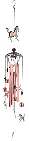 Tassety Vintage-Windspiel, Pferd-Windspiel, Musik-Windspiel für Familie, Damen, Festivals, Balkone, Veranden, Gartendekoration