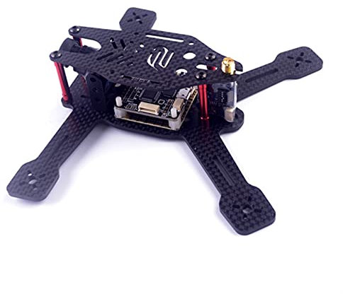 XYWOPO DIY FPV Tiny Quad Indoor Racing Drone Quadcopter Pure Carbon Fiber Rahmen Unmontiert Drone Kit Quadrocopter-Rahmenarme (Size : 130)